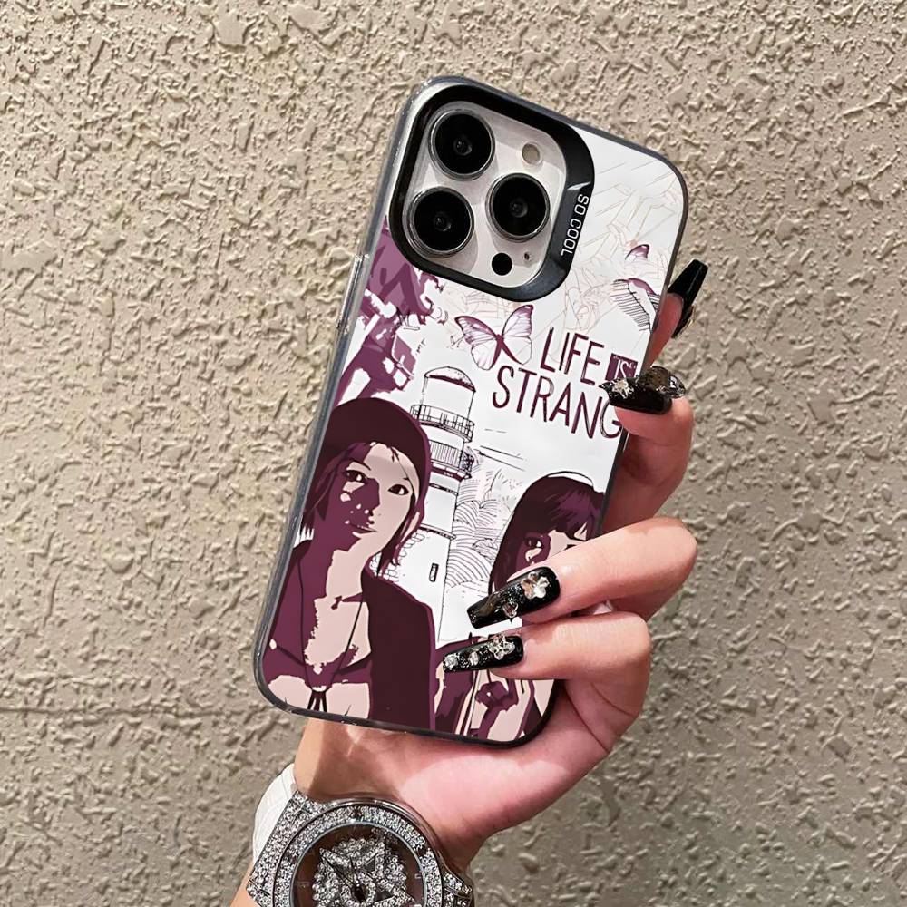 Game Anime Life Is S-Strange Cute Phone Case For IPhone 17 16 15 14 13 12 11 Pro Max Plus Color Silver Cover