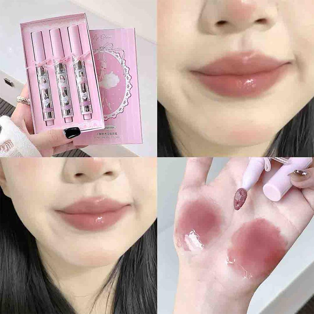 CAPPUVINI Gloss de buze cu membrană Ballet Girl, de lungă durată, fără pată, hidratant și strălucitor, potrivit pentru purtarea pe tot parcursul zilei