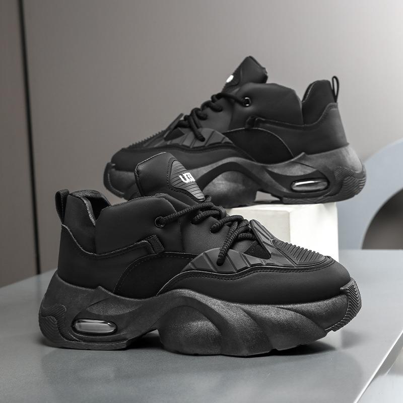 Men S Thick Sole Breathable Casual Sports Chunky Dad Sneakers