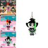 The Powerpuff Girls Graduation Suit Plush Keychain With Themed Charm For Gifts