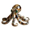 Blue-Ringed Octopus Figurine Animal Statue Realistic Looking Vivid Shape Octopus Resin Ornament Fish Tank Decoration