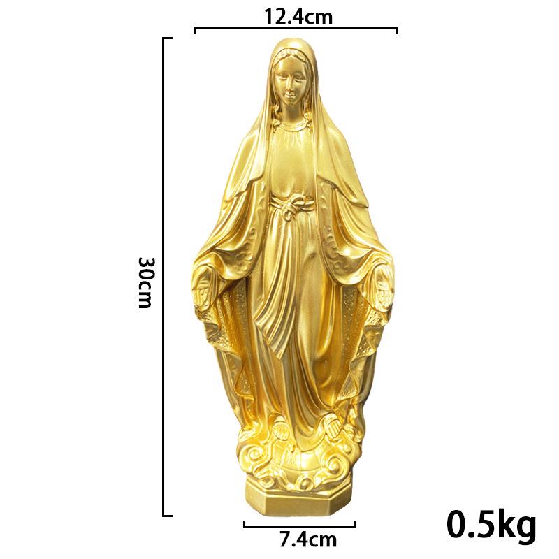 European-Style Multi-color Mexican Figurine: Resin Home Decor Statue for Entryway or Living Room