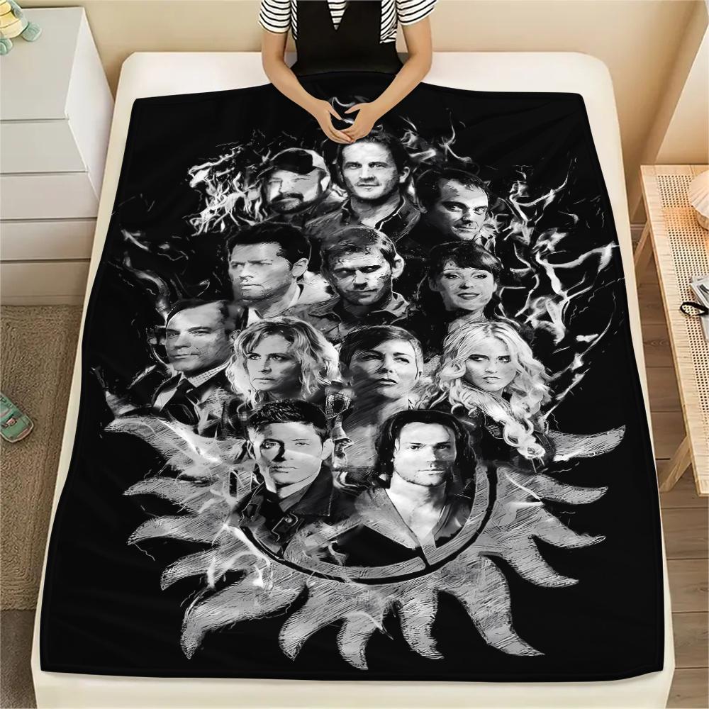 1 Stück Flanelldecke mit übernatürlichem Aufdruck, Hohe Qualität für alle Jahreszeiten, Heimdekoration, Wärme und Komfort, Perfekt für Weihnachtsgeschenke