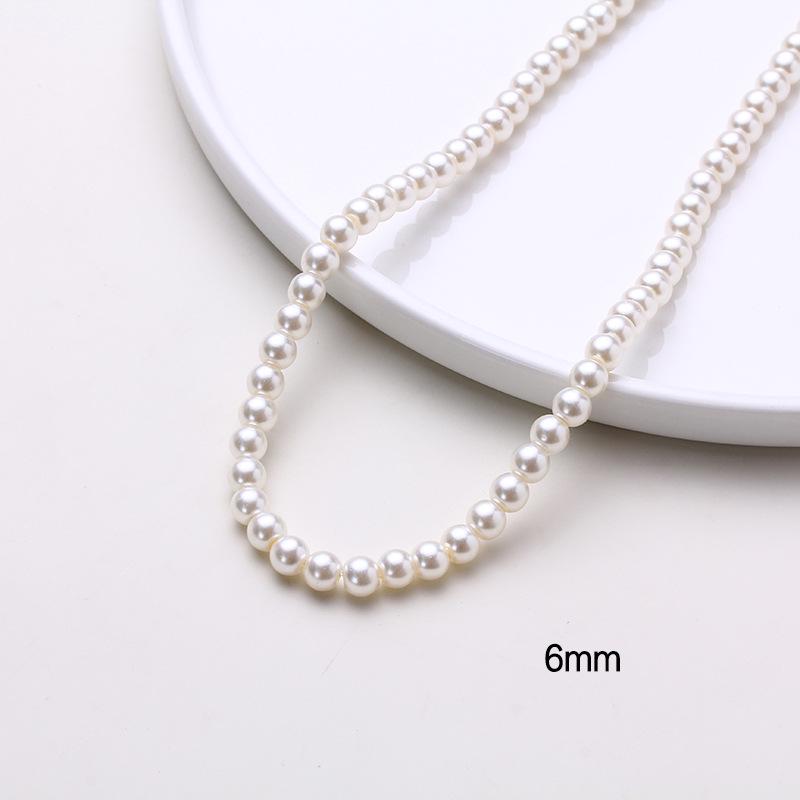 Pearl Color Glass Imitation Pearls Beads for DIY Jewelry Making