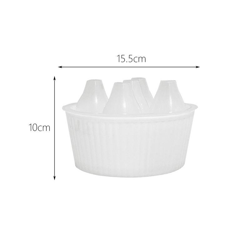 Hyacinth Tulip Seed Hydroponic Flowerpot 3/5Holes Pots For Plants Soilless Plant Pot Lazy Hydroponic Flower Pot Home Decoration