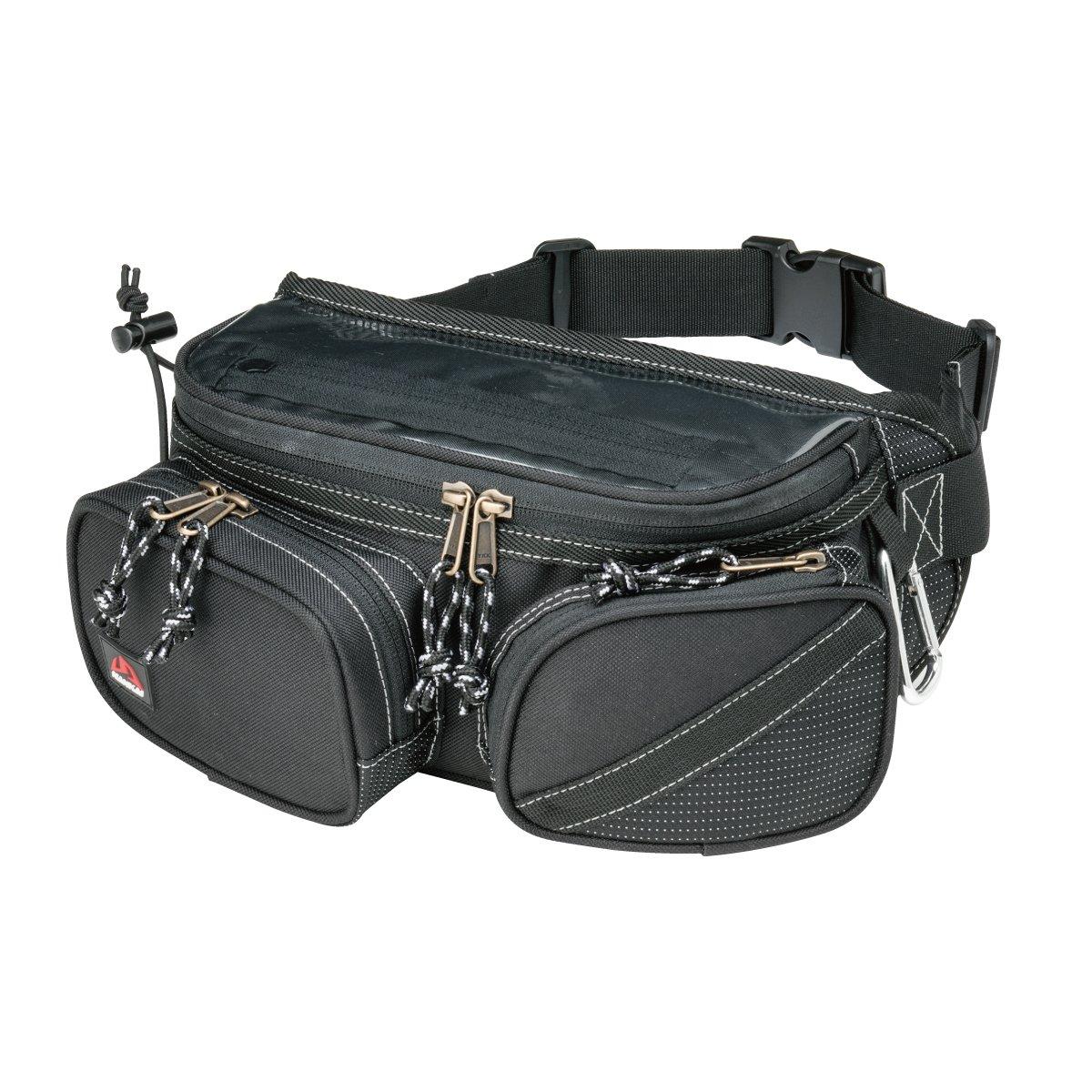 

Nankai Motorcycle Riding Mode Waist Bag Liter Clear Top for Smartphone BA508A [Nankai Parts] Black/2.6 чорний
