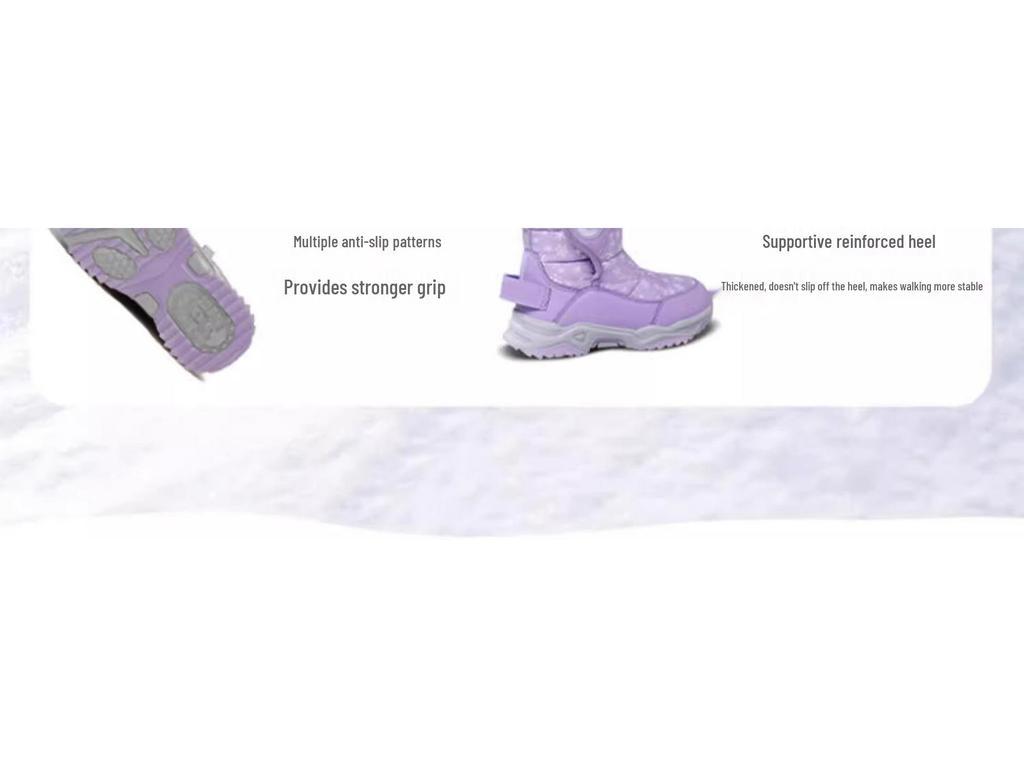 2025 Winter Fleecegefütterte Warme Mid-Calf Stiefel für Jungen & Mädchen