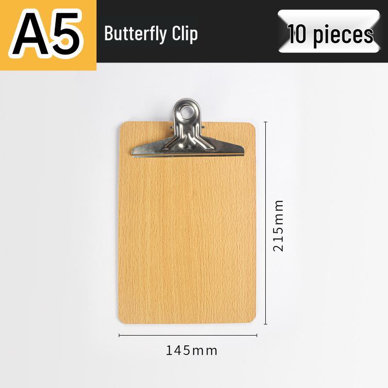 A4/A5 Clipboard: Writing Board & Menu Holder for Restaurants, Catering, Tests, and Student Use.