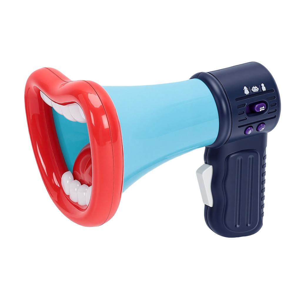 Voice Changer Horn Toy Recording Laugh Button Three Distinct Voice Funny Voice Changer Toy