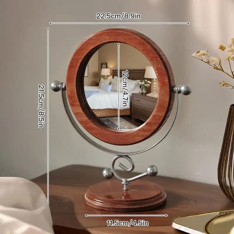European minimalist style makeup mirror, vertical rotating bedroom makeup mirror, household vertical mirror