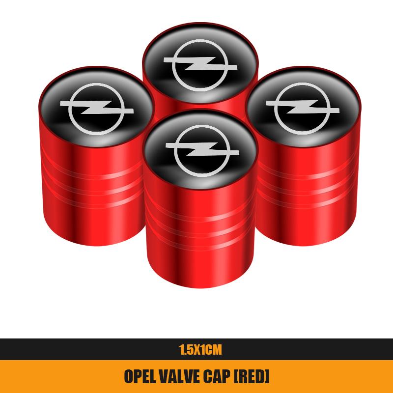 4Pcs Metal Car Wheel Tire Valves Caps Waterproof Dustproof Cover For Opel Astra GTC Insignia Antara Meriva Zafira Vectra Mokka