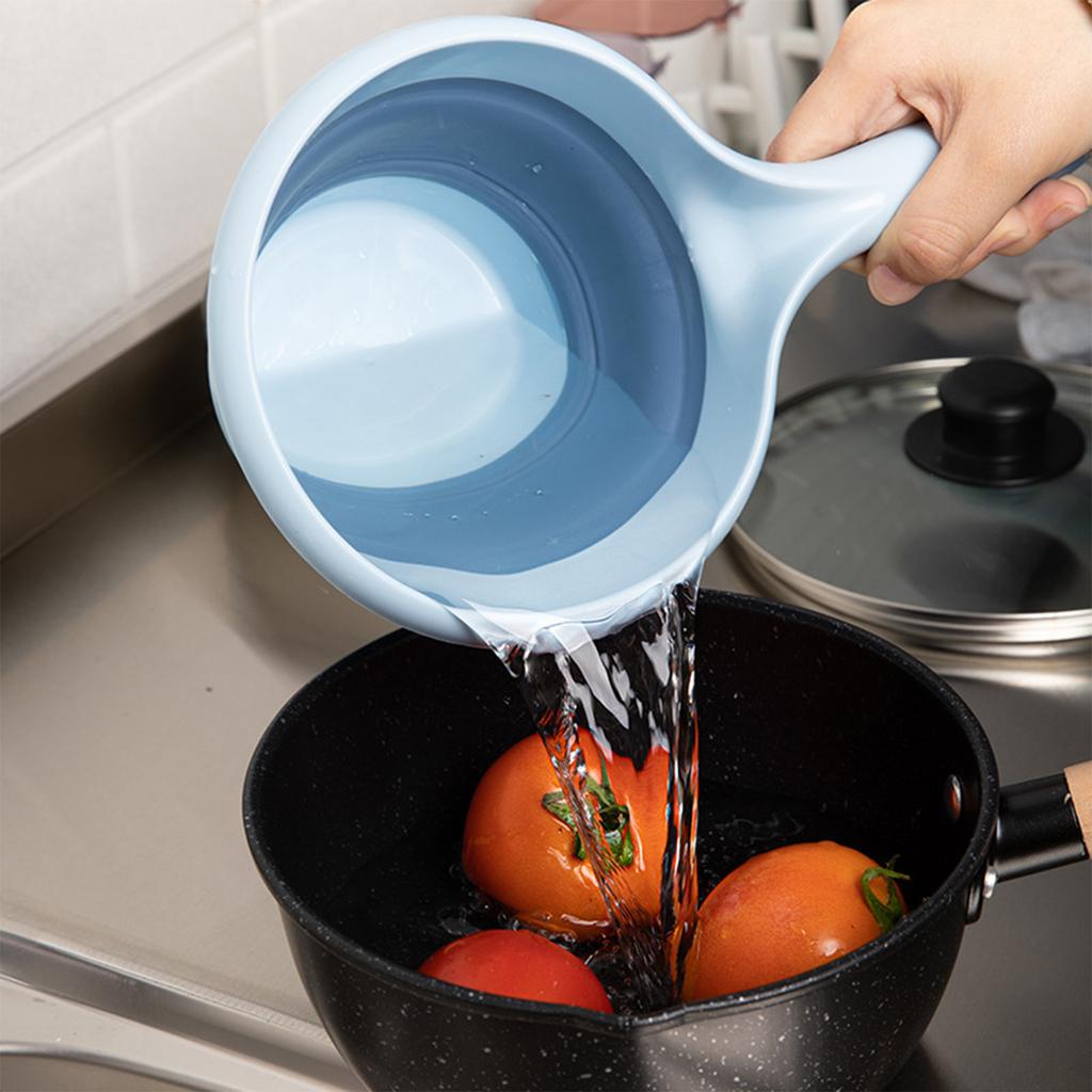 Mestolo Pieghevole Multifunzione Appendiabile Pieghevole per Bagno Cucina