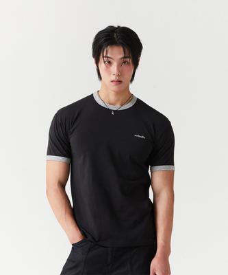 Noineta Nnt Ringer T-Shirt Black