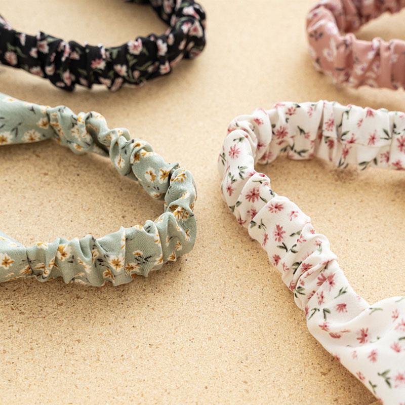 Triangle Bandanas Women's Scrunchies Elastic Hair Bands Hairband Hair Scarf Floral Print Headband