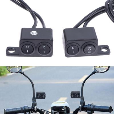 Motorcycle Switches Connector Handlebar Two Gears/Three Gears Button Push Light On/Off Button Waterproof Switch
