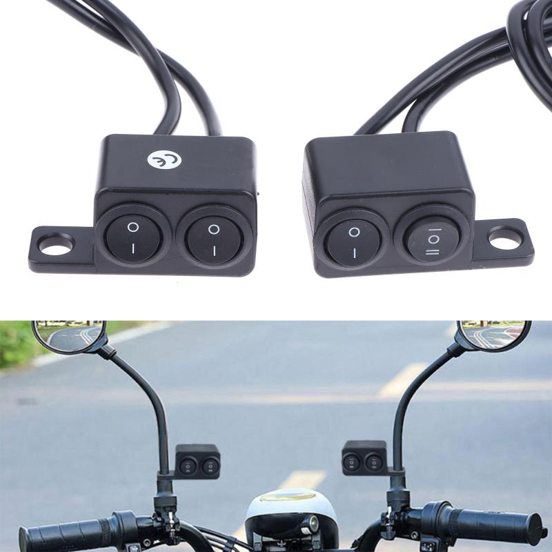 Motorcycle Switches Connector Handlebar Two Gears/Three Gears Button Push Light On/Off Button Waterproof Switch