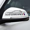 2pcs Performance Rearview Mirror Car Body Decal Sticker Car Styling For BMW E46 E39 E36 E90 E60 F30 E30 E34 F10 Car Exterior Accessories