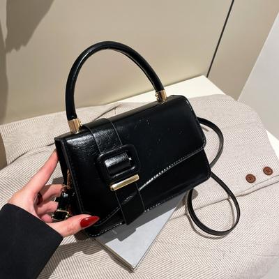 Bag New 2025 Crossbody Versatile Textured Handbag Simple Fashion Shoulder Textured Small Square Bag