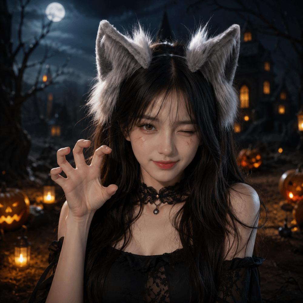 Faux Fur Cosplay Headwear Plush Animal Hair Hoop Kawaii Cat Ears Headband Anime