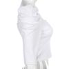 Spring Comfortable Women Unique Design Square Color Solid Color Charming Sense  Shirts Puff Sleeve Tops