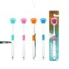 Detachable Tongue Scraper Toothbrush with Tongue Cleaner - Single Pack