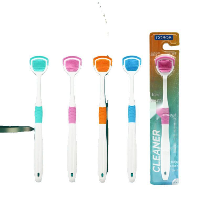 Detachable Tongue Scraper Toothbrush with Tongue Cleaner - Single Pack