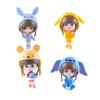 4pcs resin Q Girls Ornaments Micro Landscape Decorations Gifts Crafts