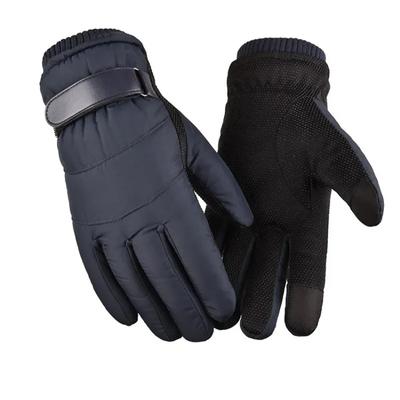 Žemyn Medvilnės Šiltos Pirštinės Rudeniui ir Žiemai Pliušinės ir Sutirštintos Motociklininkų Lauko Dviračių, Slidinėjimo ir Apsaugos nuo Šalčio Pirštinės