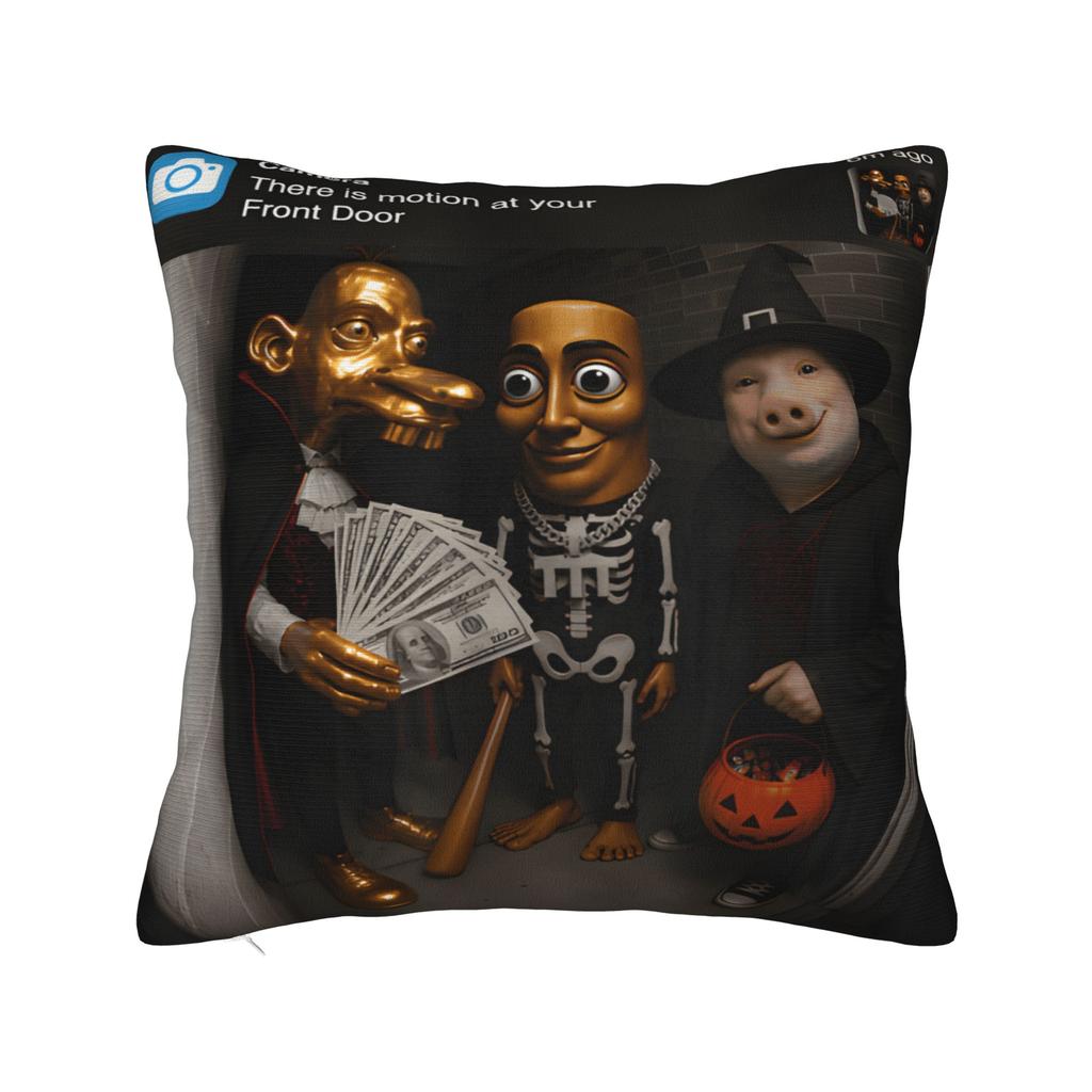 Pillow Cover Neegy Meme Funny Internet Brainrot Gen Z  Novelty Pillow Case For Sofa Bedroom Home Decor Pillowcases