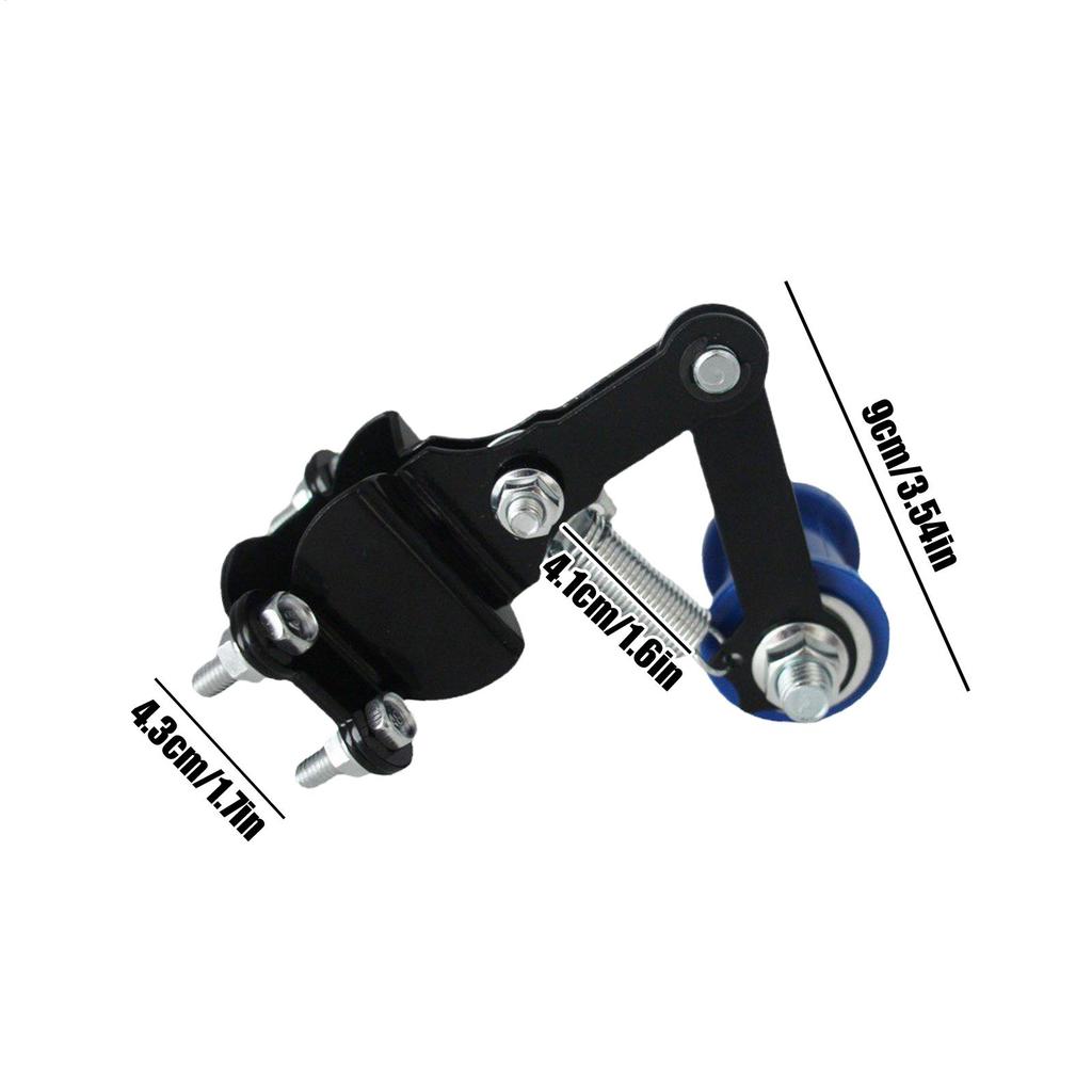 Motorcycle Chain Adjuster Universal Chain Tensioner With Guide Wheels Motorbike Chain Tensioner Iron For Dirt Bike ATV Motocross