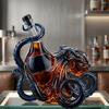 Octopus-Shaped Glass Decanter, 3D Artistic Borosilicate Bottle for Whiskey Wine Soda, 350ml Decorative Liquid Bottle, Unique Bar Decor Gift for