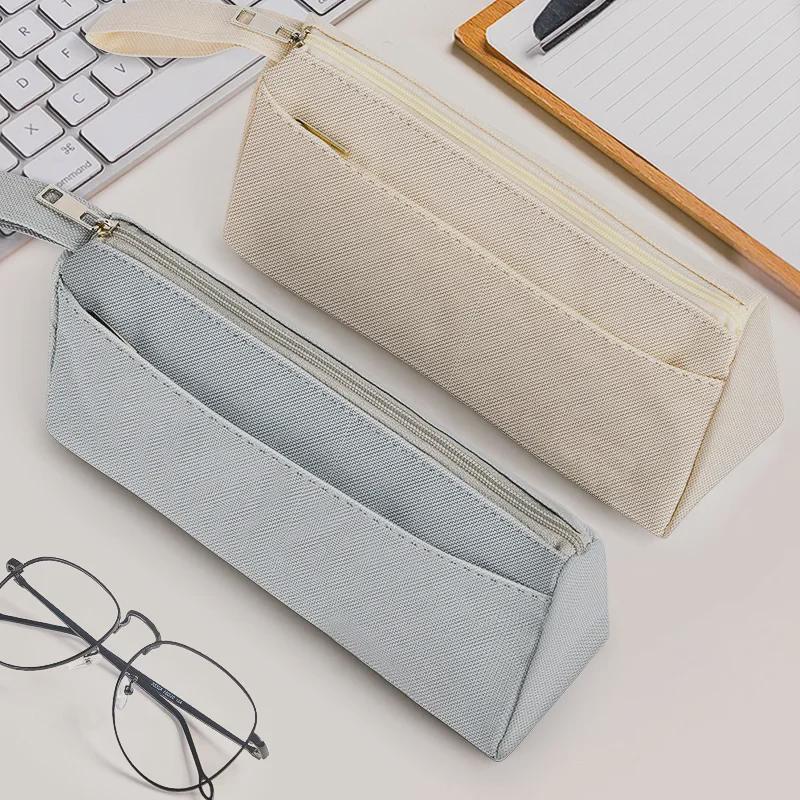 2024 Boys' Oxford Cloth Double-Layer Pencil Case for Primary School Students
