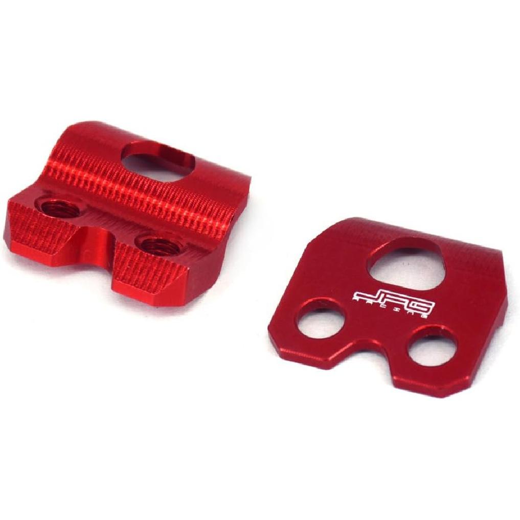 JFG RACING Dirt Bike Brake Line Clamp Aluminum Hose Snap for