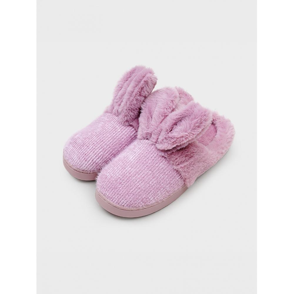 Daiso Cute Rabbit Living Room Shoes purple