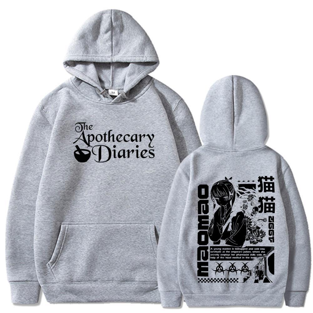 

Худі з аніме «Щоденники аптекаря» Смішний Каваї Милий Маомао Графічний Чоловічий Жіночий Светр Повсякденний Оверсайз Естетика Пуловер 3XL