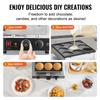 9PCS 76mm Dutch Pancake Maker Commercial Dorayaki Baker 850W Non-stick