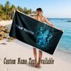 Chelsea FC Design Beach Towel Custom Text Large Towel for Beach Vacation