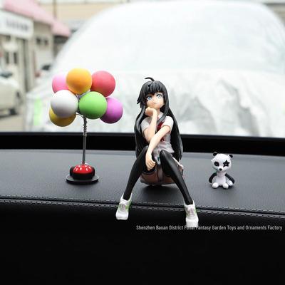 Yukino Luffy Anime Figure Car Interior Ornament - Center Console Decoration Model