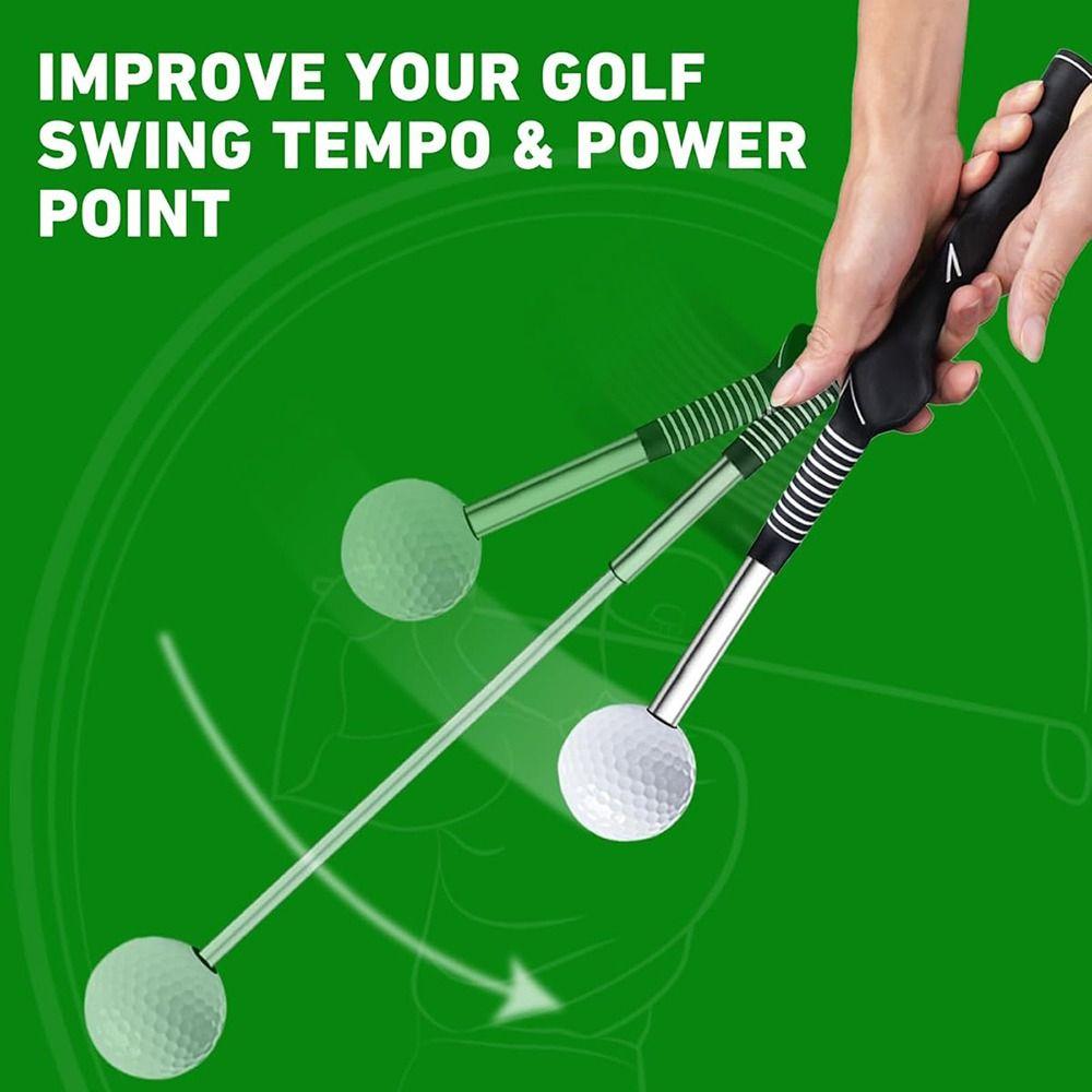Rhythm Click Sound Golf Grip Trainer Attachment Golf Training Rod Golf Accessories