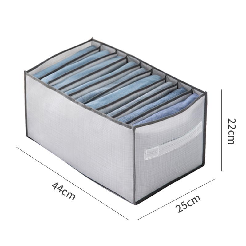 Fabric Bedroom Closet Organizer Pants T-shirt Baby Drawers Organizer Boxes Save Clothes Separator Wardrobe Storage Organization