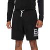 Emporio Armani EA7 SS24 Logo Letter Print Drawstring Casual Shorts Men Shorts Black 3DPS63-PJ05Z-1200