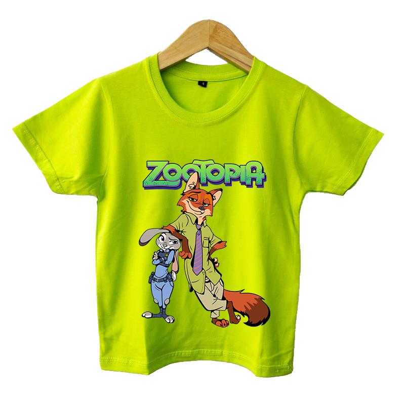 

JEJE KIDS ZOOTOPIA Boys and Girls T-Shirts 140