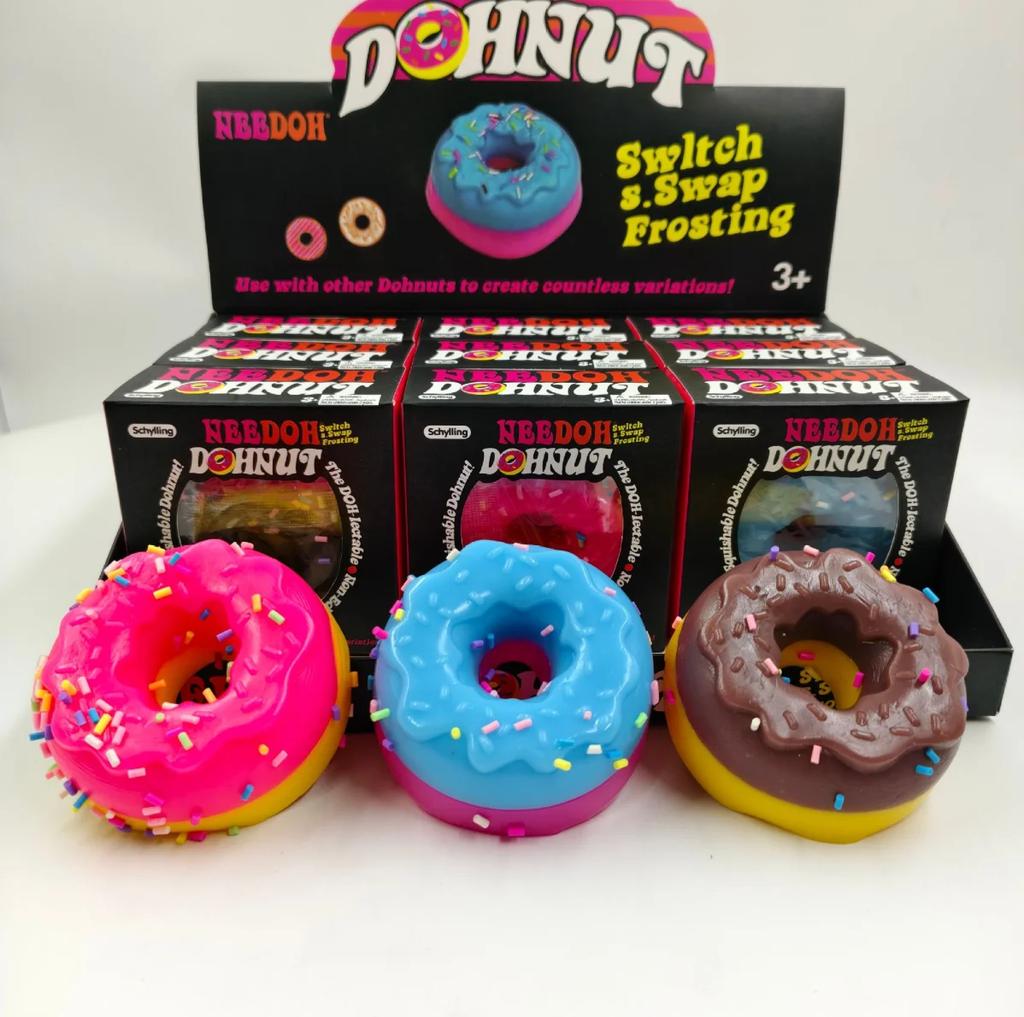 Needoh Dippin Dazzler Eierkrapfen Stressabbau Squishy Würfel Angstlösendes Quetschspielzeug Für Fokus ADHS Bevölkerung Geschenke.