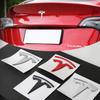 3D Styling Car Front Hood Emblem Rear Trunk Badge Sticker For Model 3 Model S X Model Y 2022 Roadster SpaceX Cybertruck