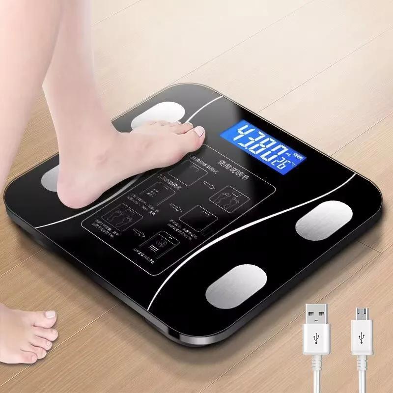 Home Body Weight Scale Electronic Scale with Led Display Human Body Ultra-accurate Meter Height Fat Loss Precis Electronic Scale