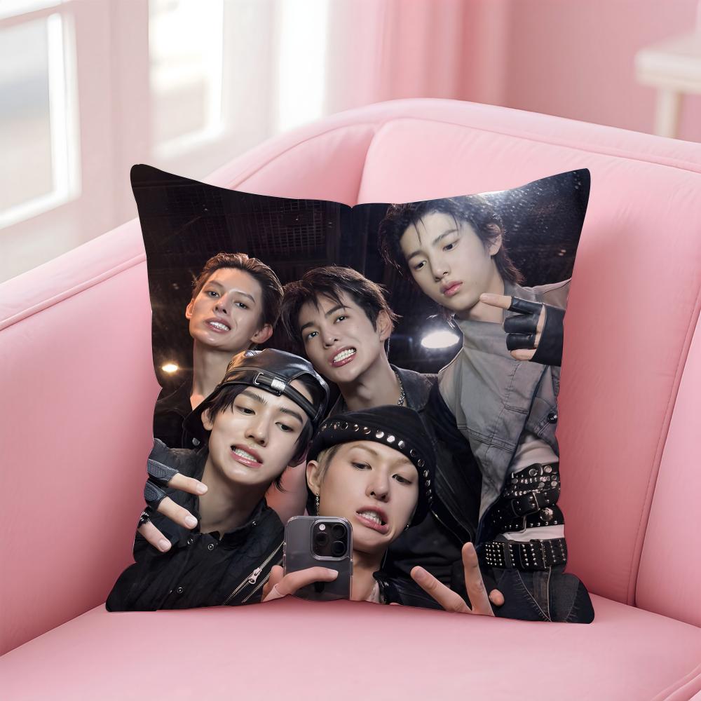Korean Handsome Boy Group CCortis Cushion Cover Pillow Case Soft Skin Friendly Fabric  Concealed Zipper