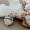 Neue 925 Silber Halskette Mode Schloss Herz Anhänger Halsketten Schmuck für Frauen Paar Mädchen Geschenk