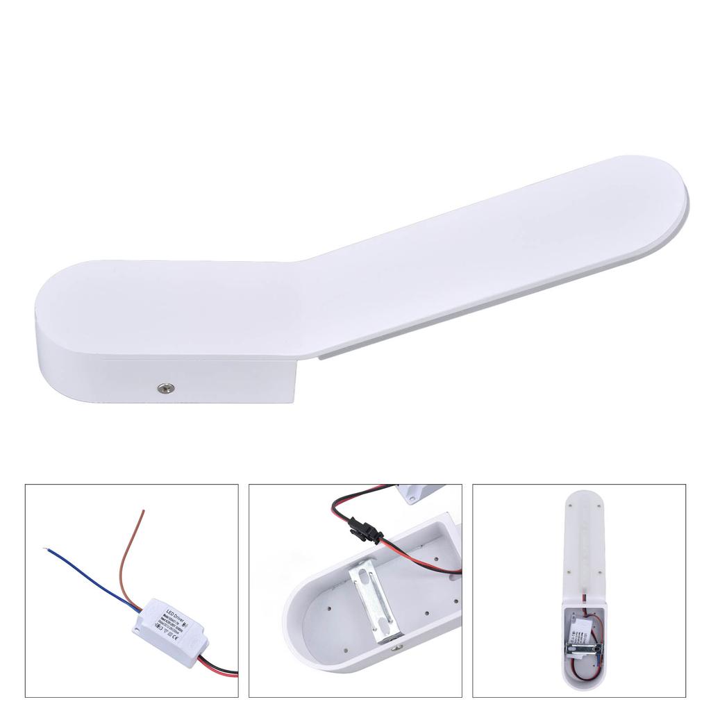 LED Wandleuchte Stilvoll Schlicht Warmes Licht Weiß Dekorative Wandlampe für Wohnzimmer Hof AC 85V bis 265V 4W