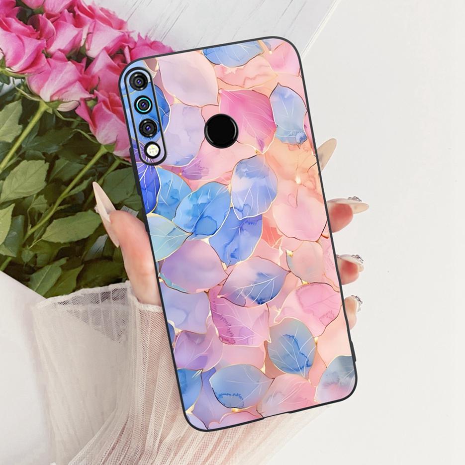 For Tecno Spark 4 Case KC8 Luxury Flowers Butterfly Painted Cover Soft Silicone Case For Tecno Camon 12 Camon12 CC7S Spark4 Bags