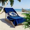 Chelsea F Print Beach Towel, Large Soft Quick Dry Towel for Beach Camping Swimming